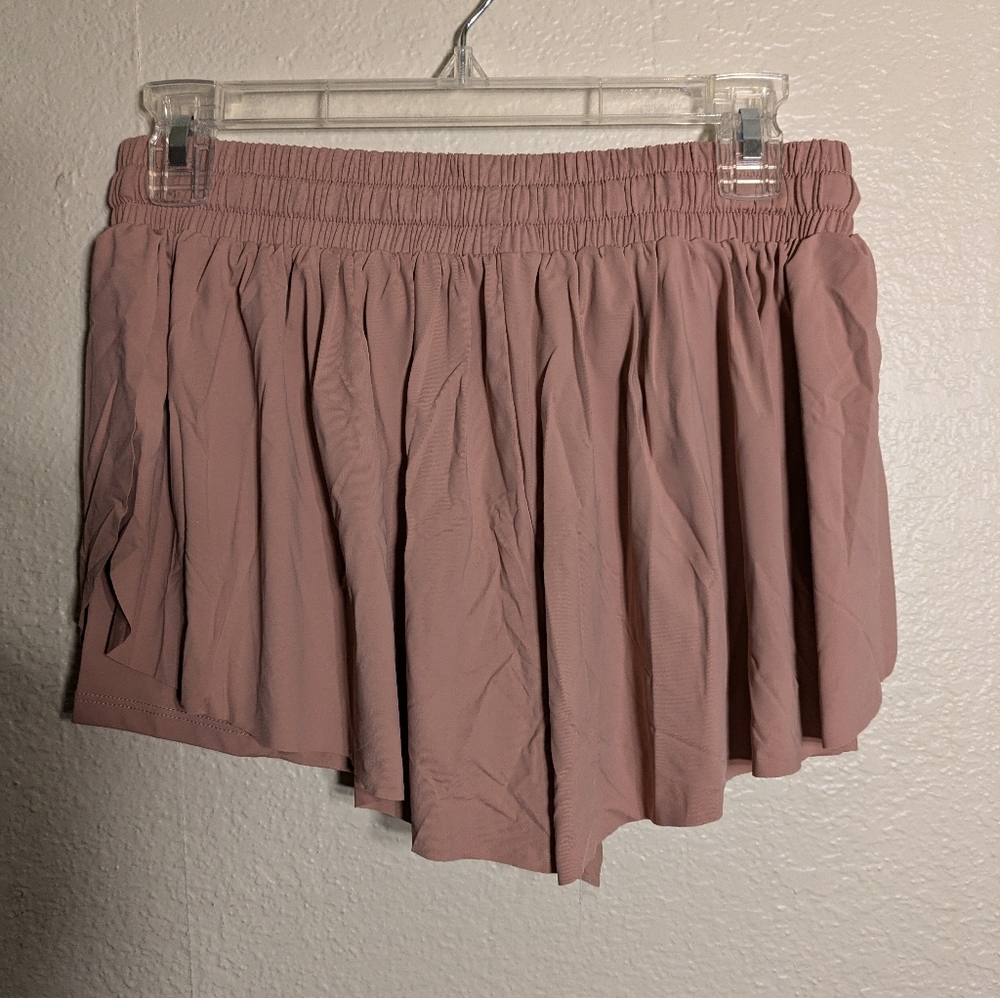 Blaosn Pink Athletic Shorts with Elastic Waistband and Drawstring Size Small - Picture 4 of 7